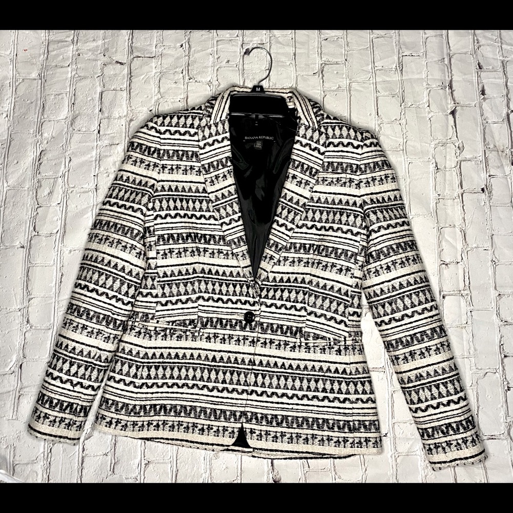 BANANA REPUBLIC Jacquard Blazer